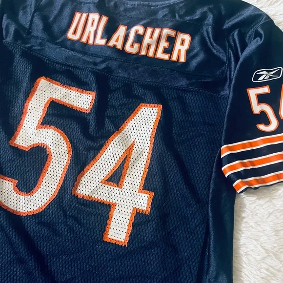 Vintage NFL equipment Reebok Chicago Bears Brian Urlacher jersey retired #54 - Picture 2 of 15